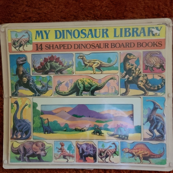 Vintage Dinosaur Board Book Set of 14 - Collector's Dream - Picture 2 of 4